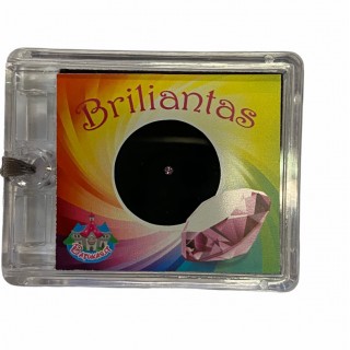 Briliantas rožinis 0.02 karato apvalus RW-W VS-SI sertifikuotas